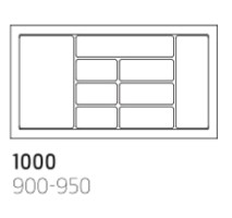 Khay chia nhựa 1000 Hafele 556.84.571