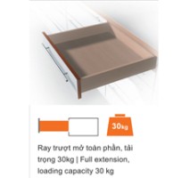 Ray âm giảm chấn mở toàn phần 250mm 560F2500B