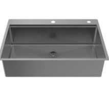 CHẬU INOX WS R10 HS25-SSN1S-7650 màu đen - 567.24.485