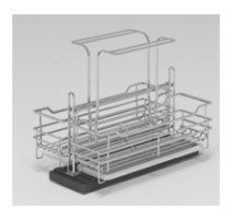 RỔ DỤNG CỤ VỆ SINH NAN OVAN INOX 304  595.04.096