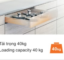 Ray âm Movento giảm chấn 40kg 450mm 760H4500S