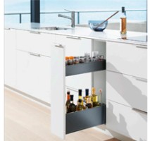 Ray hộp ngăn kéo gia vị hẹp SPACE TWIN LEGRABOX M-C