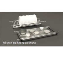 Rổ chén dĩa không có khung Inox 700mm 544.40.025